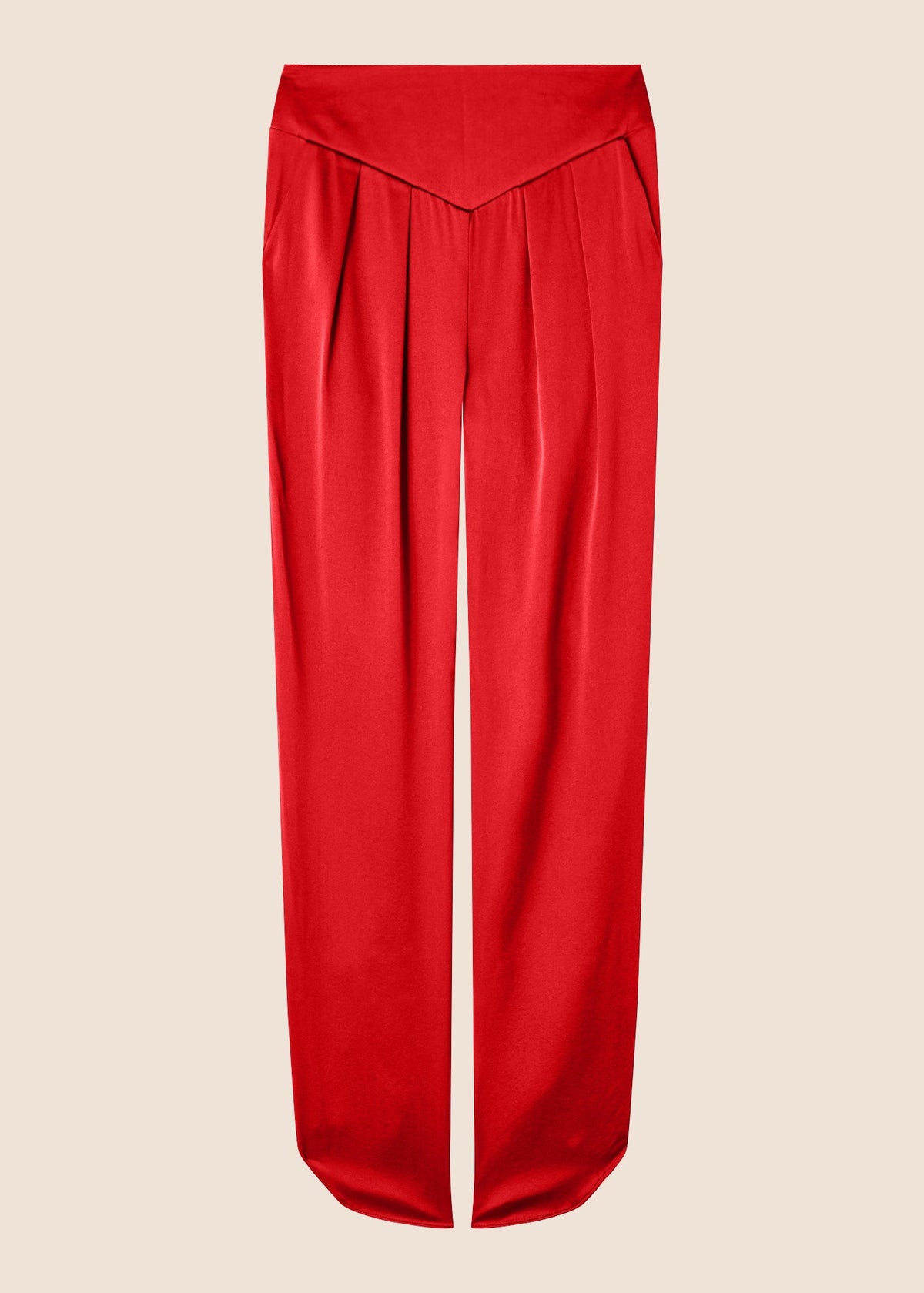 Estella Scarlett Silk Trousers - MAIMIE LONDON